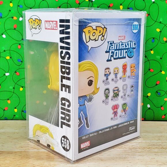 Funko PoP Marvel Fantastic Four Invisible Girl #558 Vinyl Figure + Protector New - Picture 5 of 10